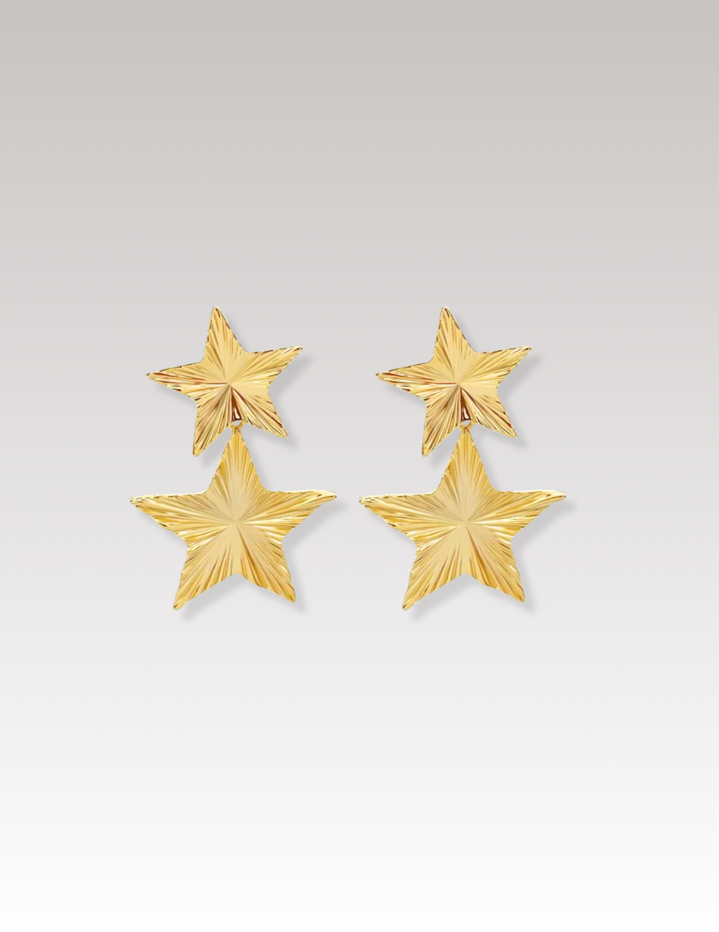 Double star earrings