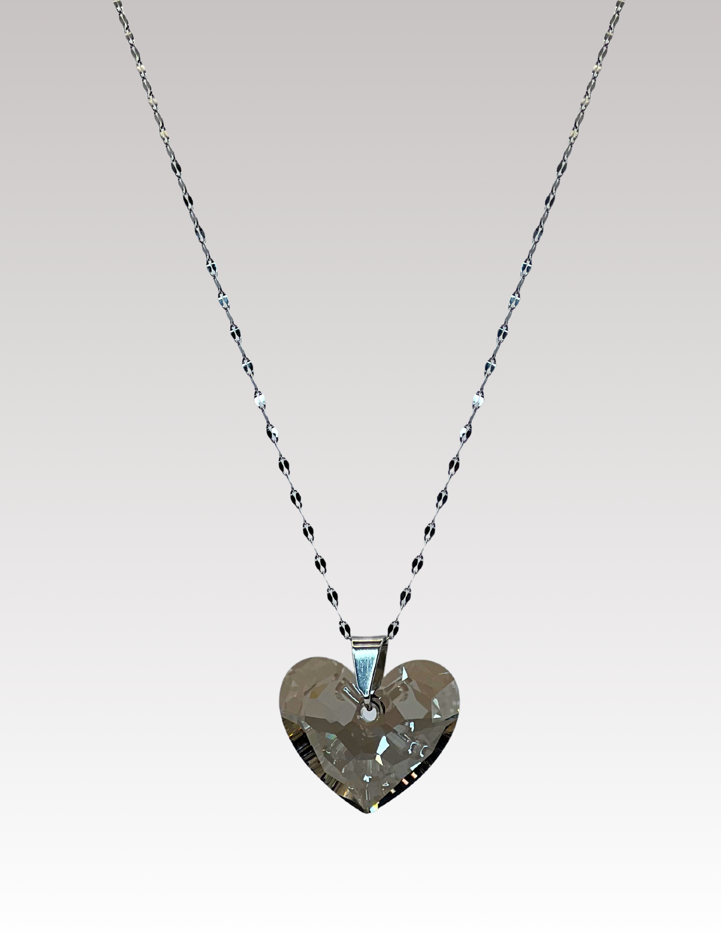 Paloma maxi heart Crystal pendant necklace