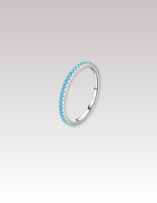 Turquoise silver ring