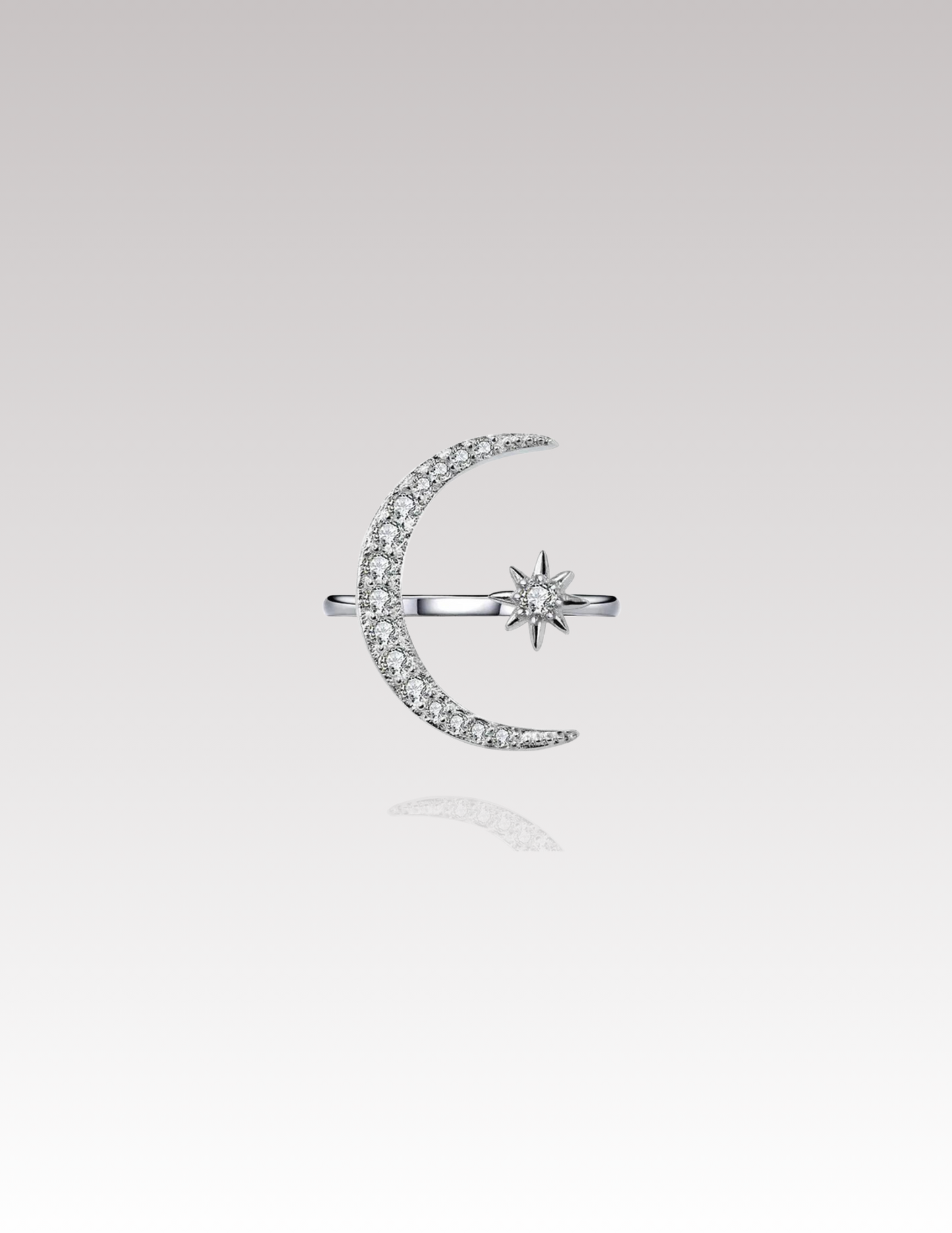 Star moon ring