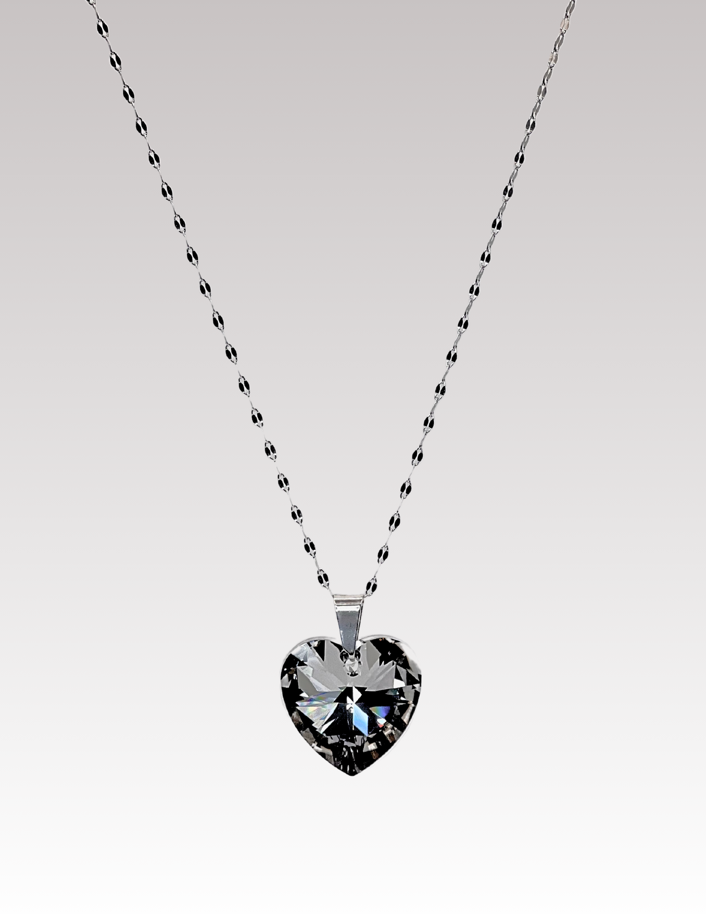 Paloma Crystal heart pendant necklace