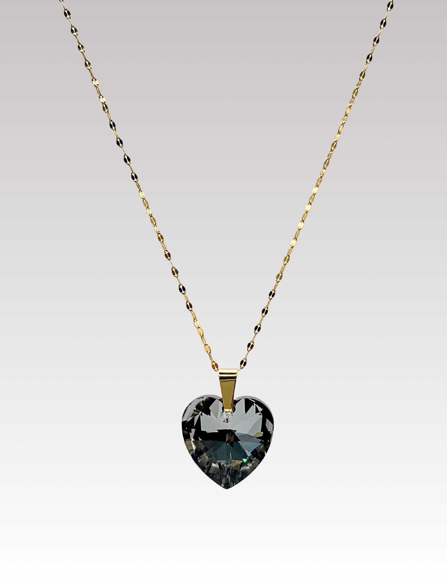 Paloma Crystal heart pendant necklace